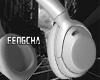 冯 Headphones White M