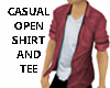 CASUAL SHIRT AND TEE R