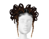 Brown Ombre Loc Buns