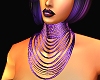 Necklace violet