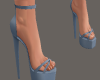 blue grey heels wrap