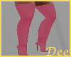 Sassy Thigh Boots Pink