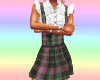 Pnk&Gr Plaid School Girl