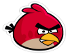 angry birds red sticker
