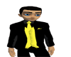 black n yellow suit