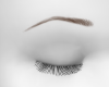 y2k eye brows brown