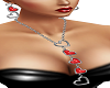 Red Love Jewelry Set
