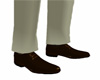 Brown dress shoes