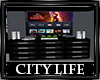 City Life Dresser & TV
