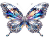 Crystal Flying Butterfli