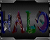 3D Text Halo Sign