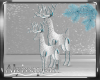 Blue Christmas Deer