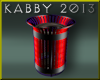 Red Trash Can