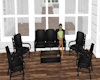 Black Patio Furn Set