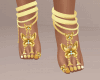 Golden Butterfly Sandals