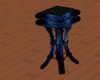 blue crystal bar stool