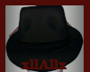 [A] Black Fedora Hat