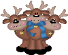 !A! 2D Cute Reindeer