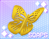 +Butterfly Clips Gold