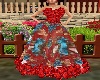 Valentine floral gown