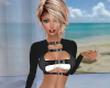 White Buckle Top LG