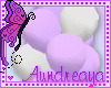 *Purple & White Balloons