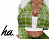 ha. Fall Jacket Green Pl