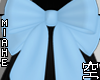 空 Hair Bow Blue 空