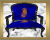 Blue Balck Dining Chair