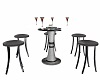 ~LL~SILVER&BLACK TABLE 2