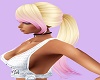 Blonde with Purple Tips