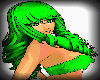 Green Touch Anime Curls