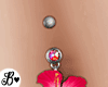 B| Hibiscus Belly Ring