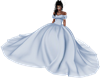 BABY BLUE BALL GOWN