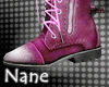 ABS Pink Army green boot