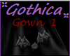 lil Goth Gown Black Vamp