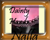Dainty Hands Black/Pink
