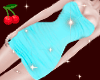 C. One blue dress
