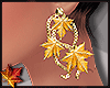 𝓛 Earrings Maple-Gold