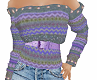 TF* Purple Belt Sweater