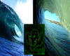 (B) Surfing background