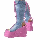 *Ster* Boots jeans pink