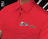 POLO LCST PEANUTS RED