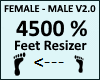 Feet Scaler 4500% V2.0