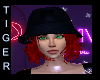 HAT WITH RED HAIR
