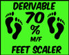 `{J} 70 % Foot Scaler