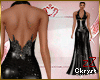 cK One-Piece Gown Black