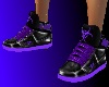 *Purple Leather Sneakers
