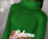 ṩ|Knit Sweater Green