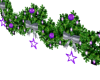 *Purple Silver Garland 2